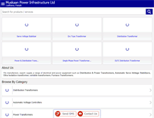 Tablet Screenshot of muskaanpower.com